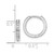 Image of 13mm Rhodium-Plated Sterling Silver Diamond Huggie Hoop Earrings QDX124