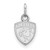 Image of Rhodium-plated Sterling Silver NHL LogoArt Florida Panthers XS Pendant