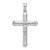 Rhodium-Plated Sterling Silver Reversible Crucifix Pendant