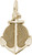 Image of Rope Circle Anchor Charm (Choose Metal) by Rembrandt