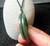 40mm Round Solid Natural Untreated Nephrite Jade Disc Pendant on Adjustable Cord
