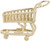 Image of Shopping Cart Charm (Choose Metal) by Rembrandt