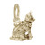Sitting Cat Charm (Choose Metal) by Rembrandt