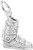 Image of Ski Boot Charm (Choose Metal) by Rembrandt
