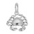 Image of Small Crab Charm (Choose Metal) by Rembrandt