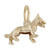 Small German Shepherd Dog Charm (Choose Metal) by Rembrandt