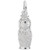 Image of Small Matryoshka Doll Charm (Choose Metal) by Rembrandt