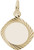 Image of Small Square Faceted Charm (Choose Metal) by Rembrandt