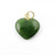 Solid Heart Jade Charm