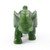 Natural Untreated Solid Nephrite Jade Elephant With Trunk Up Figurine