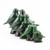 Natural Solid Nephrite Jade or Rhodonite Lovebirds Figurine