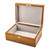 Image of South American Vine Veneer Floral Inlay Locking Memorial Keepsake Box (Gifts)