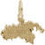 Image of St. John Map Charm (Choose Metal) by Rembrandt