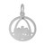 St. Louis Skyline Faceted Charm (Choose Metal) by Rembrandt