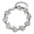 Image of Stainless Steel LogoArt The University of Wisconsin Logo Bracelet w/ 1.5" ext.