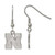 Image of Stainless Steel LogoArt University of Nebraska Dangle Earrings