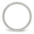Image of Stainless Steel Polished Grooved Criss Cross Design Ring