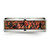 Image of Stainless Steel Polished with Red Simulated Opal 8mm Mens Ring