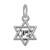 Star Of David Mazel Tov Charm (Choose Metal) by Rembrandt