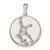 Image of Sterling Silver & CZ Virgo Zodiac Pendant