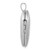 Image of Sterling Silver 20mm Enameled Shiny-Cut Quince Anos Heart Locket Pendant