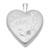 Image of Sterling Silver 20mm Enameled Shiny-Cut Quince Anos Heart Locket Pendant