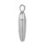 Image of Sterling Silver 24mm Satin, Enameled, Shiny-Cut Rose Locket Pendant