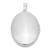 Image of Sterling Silver 33mm Oval Locket Pendant