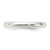 Image of Sterling Silver 3mm Half-Round Band Ring