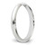 Image of Sterling Silver 3mm Half-Round Band Ring