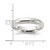 Image of Sterling Silver 4mm Comfort Fit.5 Band Ring