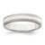 Image of Sterling Silver 4mm Design Edge Band Ring