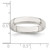 Image of Sterling Silver 4mm Flat w/ Step Edge Band Ring