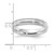 Image of Sterling Silver 4mm Milgrain Comfort Fit Band Ring