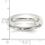 Sterling Silver 5mm Comfort Fit.5 Band Ring — additional view