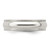 Image of Sterling Silver 5mm Half Round Milgrain Band Ring