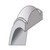 Sterling Silver 5mm Half Round Milgrain Band Ring — additional view