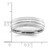Image of Sterling Silver 6mm Comfort Fit Double Milgrain Band Ring