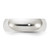 Image of Sterling Silver 6mm Half-Round Band Ring