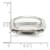 Image of Sterling Silver 6mm Polished Fancy Band Ring QWB105