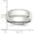 Sterling Silver 7mm Bevel Edge Band Ring — additional view