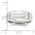 Image of Sterling Silver 7mm Brushed Fancy Band Ring QWB106B