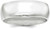 Image of Sterling Silver 8mm Comfort Fit.5 Band Ring