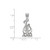 Sterling Silver Alpha Chi Omega Small Pendant by LogoArt (SS035ACO)