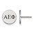 Sterling Silver Alpha Epsilon Phi Enamel Post Earrings by LogoArt (SS033AEP)