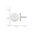 Sterling Silver Alpha Epsilon Phi Enamel Post Earrings by LogoArt (SS047AEP)