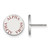 Sterling Silver Alpha Sigma Alpha Enamel Post Earrings by LogoArt (SS020ASI)