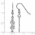 Image of Sterling Silver Alpha Sigma Tau Small Dangle Earrings by LogoArt