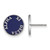 Sterling Silver Alpha Xi Delta Enamel Post Earrings by LogoArt (SS019AXD)