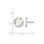 Sterling Silver Alpha Xi Delta Enamel Post Earrings by LogoArt (SS020AXD)